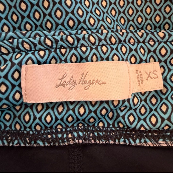 Lady Hagen Navette Blue Overlap Ruffle Golf Pickleball Skort XS - Picture 7 of 8